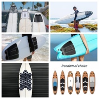 Tampon de Traction Adhésif Personnalisé pour Planche de Surf Eva Kite-Board Anti Uv EVA Tampon de Traction pour Surf Sup Stomp Foot Pads