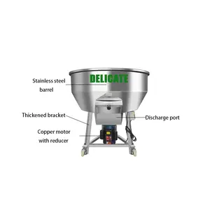Dry and wet electric mobile mixing machine and stainless steel fertilizer pellet mixer