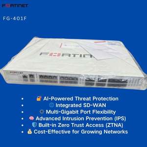 Pare-feu Fortinet FG-401F d'origine, licence ATP UTP, appareil de sécurité nouvelle génération pour réseau d'entreprise, prêt à être expédié, personnalisé - Product Image 6
