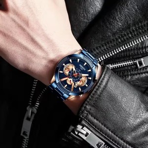 นาฬิกาควอตซ์ <span class=keywords><strong>Nibosi</strong></span> 2379 รุ่นปี <span class=keywords><strong>1985</strong></span> ออกแบบโลโก้ของคุณเองได้ นาฬิกาข้อมือผู้ชาย แสดงวันที่ โครโนกราฟ สำหรับนักธุรกิจ - Product Image 3