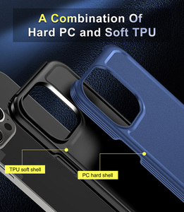 A prueba de golpes 2 en 1 Armor Phone Case para iPhone <span class=keywords><strong>14</strong></span> Pro Max 15 Plus 13 11 12 Pro Heavy Duty Protection Bumper Back Cover Shell - Product Image 4