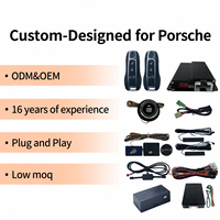 CARQSENG Système d'entrée sans clé PKE avec démarrage à distance numérique via application électronique pour smartphone et Bluetooth pour Porsche 911