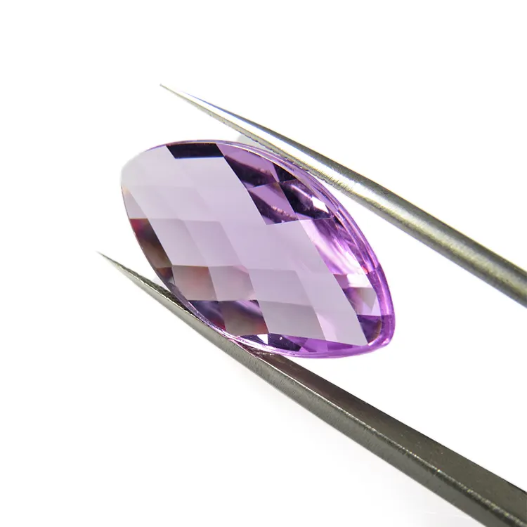 Colore sintetico piatte a scacchi di vetro gemme di pietra perline per la creazione di gioielli