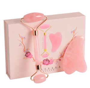 Strumento <span class=keywords><strong>Gua</strong></span> <span class=keywords><strong>Sha</strong></span> in Quarzo Rosa 100% Naturale - Product Image 6