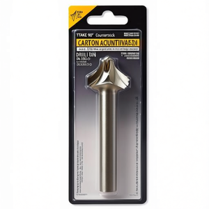 Foret à sertir TTAKE 90 HSS TA1230 DIN 335 C à 3 cannelures, queue cylindrique, pour perçage de métaux - Product Image 2
