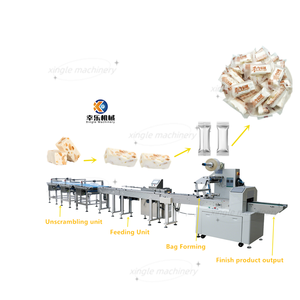 Sandwich <strong>Wafer</strong> Biscuit Cookies <strong>Automatic</strong> Multi-function Pillow Packaging <strong>Machine</strong> <strong>Automatic</strong> Feeding and Sorting Production Line - Product Image 2