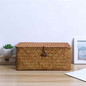 <span class=keywords><strong>Cesta</strong></span> de mimbre de almacenamiento para el hogar, ropa plegable portátil, juguete para niños, venta al por mayor, cestas de mimbre, cesto vacío, decoración de regalo para estante - Product Image 3