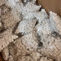 Lot de 5000 éponges à gel pour ongles, blocs de tofu 1x1cm, éponges à tapoter pour nail art, outils DIY