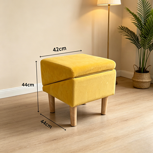 Custom New 2-in-1 Pet <b>Steps</b> & Ottoman Foldable Dog Stairs for Couch Non-Slip Wooden Pet Stairs with Split Ottoman Design - Product Image 3