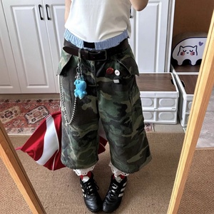 Pantalon cargo pour homme en tissu Ripstop 100% coton, délavé à la pierre, camouflage, à double usage, avec poches cargo amovibles, vente en gros - Product Image 2