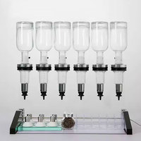 Nouveau Design Support de Table Distributeur de Parfum pour Bar, 6 ou 12 Têtes, Remplisseuse de Bouteilles de 375 ml ou 500 ml