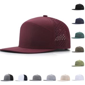 ZZB Gorra de Béisbol Personalizada al por Mayor, Perforada con Láser, Transpirable, Impermeable, de Secado Rápido, con Borde Plano, Ventilación con Cuerda, para Senderismo al Aire Libre - Product Image 6