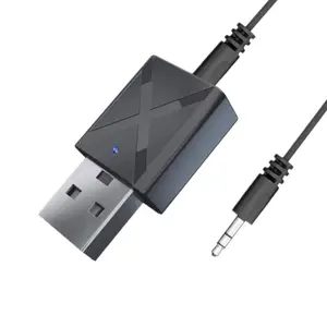 USB 블루투스 5.0 송신기 수신기 2-in-1 무선 오디오 어댑터