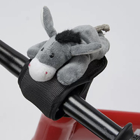 Housse de protection de guidon de vélo pour enfants, accessoires de vélo, animaux en peluche, jouet