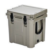 Glacière isotherme portable robuste en PE rotomoulé 33QT avec grande capacité de rétention de glace pour la pêche et le camping