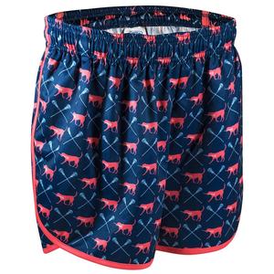 Nuevo diseño, diseños personalizados, pantalones cortos de Lacrosse de tela de malla para niñas, estampado de sublimación profesional, ropa deportiva transpirable de poliéster 100% - Product Image 1
