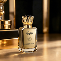 Étiquette métallique 3D en relief pour flacon de parfum, étiquette dorée pour flacon de lotion cosmétique, autocollant doré pour parfum