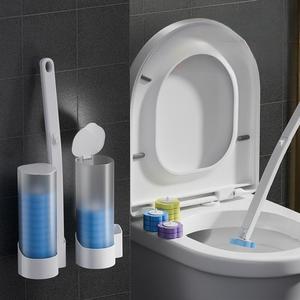 Sistema de Limpieza de Inodoros Desechable al por Mayor, Kit Completo con Soporte y 6 Cabezales de Recarga para un Mantenimiento Higiénico del Baño - Product Image 1