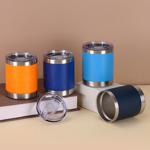 Bicchieri Termici da 10oz all'Ingrosso con Rivestimento in Polvere, Tazze da Caffè a Doppia Parete Personalizzate, Boccali da Birra, Bicchieri Lowball, Thermos, Calici da <span class=keywords><strong>Vino</strong></span> - Product Image 4