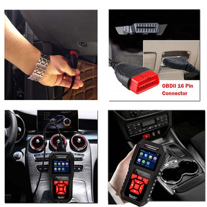Herramienta de diagnóstico de coche mejor valorada KW850 OBD2 escáner con pantalla a color de 9 idiomas - Product Image 5