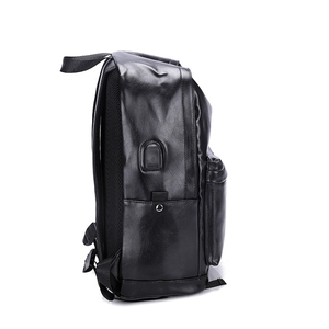 Wholesale <strong>Small</strong> Black Luxury <strong>Laptop</strong> Embossed Leather <strong>Backpack</strong> Women Girls - Product Image 4