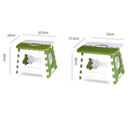 Tabouret pliable en plastique de haute qualité escabeau pliant solide tabourets en plastique pliants légers