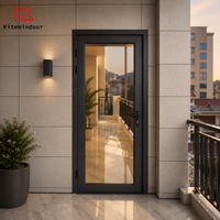 Puerta Batiente de Aluminio Personalizada, Impermeable y con Rotura de Puente Térmico