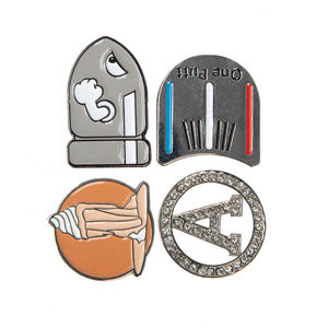 Marqueurs de balle de golf magnétiques personnalisés en métal, accessoires de golf, gravure gratuite, marqueurs pour clubs de golf - Product Image 5