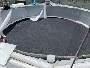 Couverture d'hiver légère en polypropylène pour piscines creusées/hors sol, revêtement de protection absorbant les accessoires pour outils de <span class=keywords><strong>piscine</strong></span> - Product Image 5