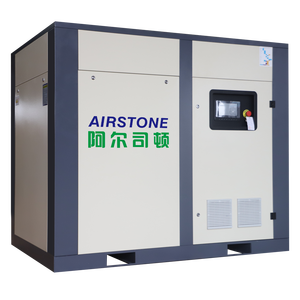 เครื่องอัดอากาศแบบสกรู Airstone 75KW 100HP 4.05-13.5m/min ระบบหล่อลื่น PM ปรับความเร็วรอบได้โดยตรง IP54 สำหรับงานเป่าขึ้นรูป - Product Image 2