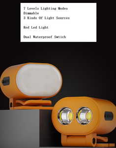 5 in1 LED ricaricabile IP66 lampada da polso dimmerabile lampada da polso torcia torcia a Clip lampada da campo <span class=keywords><strong>per</strong></span> la riparazione della corsa di caccia escursionistica - Product Image 2