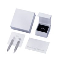 Boîte-cadeau d'emballage d'expédition réutilisable de luxe personnalisée Guandong décoration de ruban élégant avec carton de papier blanc d'estampage UV