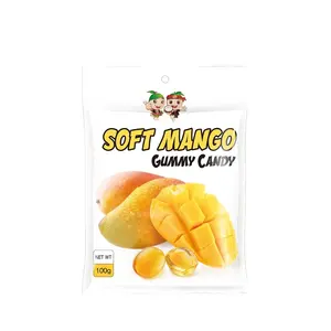 Bestseller Mango Jam Gefüllte Soft Chewy Fruit Candy für alle Altersgruppen