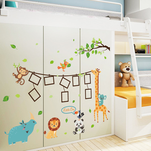 Pegatina <span class=keywords><strong>de</strong></span> pared <span class=keywords><strong>de</strong></span> PVC impermeable <span class=keywords><strong>de</strong></span> animales <span class=keywords><strong>de</strong></span> bosque <span class=keywords><strong>de</strong></span> dibujos animados <span class=keywords><strong>para</strong></span> habitación <span class=keywords><strong>de</strong></span> niños al por mayor <span class=keywords><strong>para</strong></span> decoración del hogar <span class=keywords><strong>de</strong></span> guardería y habitación <span class=keywords><strong>de</strong></span> bebé - Product Image 5
