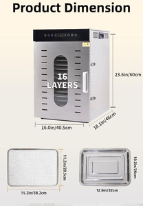 Oem Hỗ Trợ 16 Khay Thép Không Gỉ Thực Phẩm Khô Máy Năng Lượng Mặt Trời Trái Cây Máy Sấy <span class=keywords><strong>Dehydrator</strong></span> Năng Lượng Mặt Trời Rau <span class=keywords><strong>Dehydrator</strong></span> Nhà Cung Cấp - Product Image 6