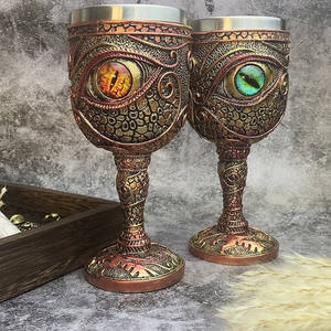 Cáliz de Resina con Ojos de Dragón, Diseño de Serpiente y Ojo de <span class=keywords><strong>Diablo</strong></span> para Halloween, Decoración Artesanal, Copa para <span class=keywords><strong>Vino</strong></span> Tinto - Product Image 2