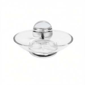 Porte-savon Mod Bird Chrome 12,5 cm de largeur, 6,2 cm de hauteur, 11,0 cm pour utilisation dans la salle de bain - Product Image 3