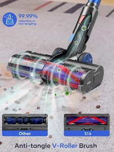 <span class=keywords><strong>Aspirador</strong></span> de motor sin escobillas ciclónico inalámbrico portátil con filtración HEPA para alfombra, piso, coche y Hotel, uso húmedo/seco - Product Image 5