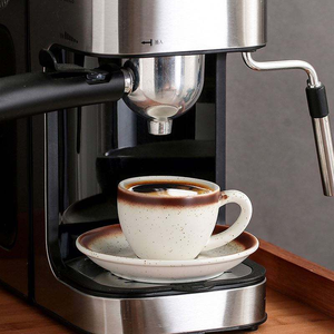 Set di Tazze e Piattini in Ceramica e Porcellana Stile Giapponese, Tazze per Latte ed Espresso, Tazze per Latte, Tazze <span class=keywords><strong>da</strong></span> <span class=keywords><strong>Tè</strong></span>, Tazza <span class=keywords><strong>da</strong></span> Caffè con <span class=keywords><strong>Piattino</strong></span> per Casa - Product Image 5