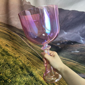 Coeur rose haute qualité alchimie lumière cosmique cristal de Quartz chantant Saint Graal pour la guérison sonore bain bol chantant en cristal - Product Image 2