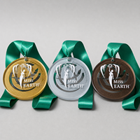 Médaille sportive personnalisée en verre, plaquée or, argent, bronze, gravée, pour la course à pied, le marathon, la compétition, le souvenir, le cadeau pour les vainqueurs
