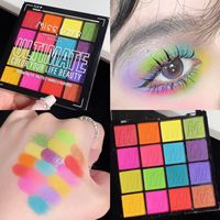 Nouvelle palette de fards à paupières nacrés mats, scintillants, waterproof, haute pigmentation, longue tenue, kit de maquillage multifonctionnel pour les yeux, pour peaux foncées