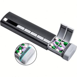 Popular Extra Large Bottles Food Grade PP Compartment Pill <b>7</b>-Grid Sealed Moisture-Proof Color Matching <b>Tablet</b> Storage Box for - Product Image 3