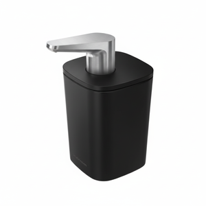 Distributeur de savon en métal de couleur argent noir élégant pas cher prix vente salle de bain cuisine prix de gros distributeur de savon en métal - Product Image 1