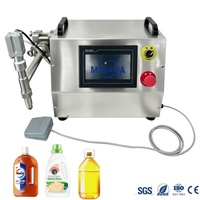 Machine de remplissage automatique de liquides pour bouteilles de désinfectant de bureau, alcool, pesticide, biocide, miel et pâte