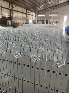 Scala Telescopica Pieghevole in Lega di Alluminio <span class=keywords><strong>PULETE</strong></span>, Design Industriale per Elettricisti, Magazzini, Uso Domestico e Appartamenti - Product Image 6