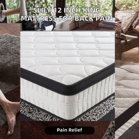 Matelas compressé en boîte pour hôtel moderne, respectueux de l'environnement, avec ressorts ensachés en gel et mousse à mémoire de forme, disponible en tailles Queen, Simple et King