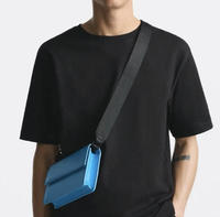 2026 Nieuwe Aanwinst Heren Vintage Casual Schoudertas Grote Capaciteit Crossbody Tas Minimalistische Messenger Bag