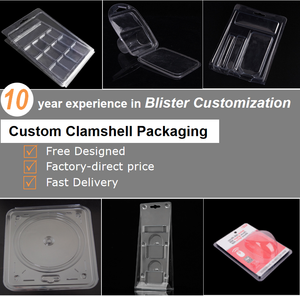 Custom Logo Pvc Vacuum Formed Blister Transparent Plastic Recycled Small Clam Shell For Swim Baits Tool