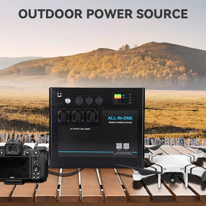 Station d'alimentation solaire portable 3000W, générateur solaire portable au lithium-ion 2000W, batterie LiFePO4 avec contrôleur MPPT - Product Image 6